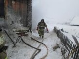В Удмуртии во время пожара в жилом доме пострадали люди